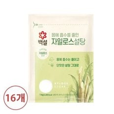 백설 하얀 자일로스설탕 1kg X 16개