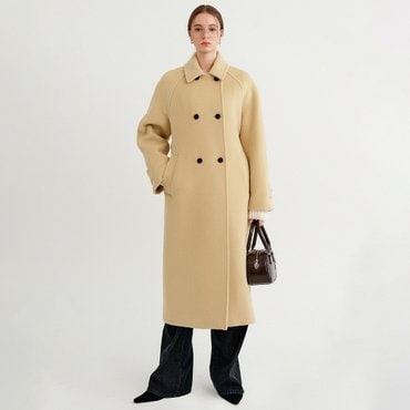 룩캐스트 [8/29 예약배송] 아트레인 캐시 더블 코트_버터 / ATREIN CASH DOUBLE COAT_BUTTER