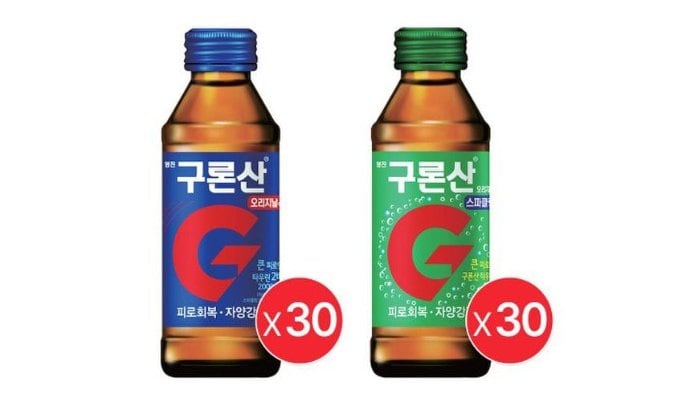  [타임딜] 영진 구론산 오리지날액 150ml 30개 +  스파클링 150ml 30병_분리배송 상품