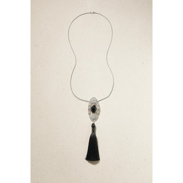 주주베라 비엔나 스털링 실버 오닉스 다이아몬드 목걸이 46376663163020351