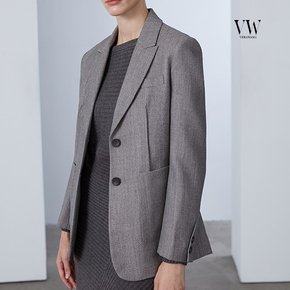 VW베라왕 23FW 투버튼 피크드카라 울자켓