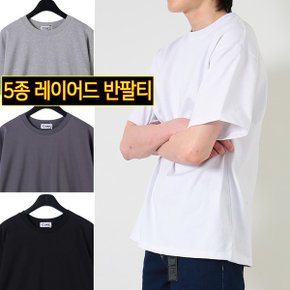 남자 5종 레이어드 반팔 티셔츠 TEE1041_P358804305