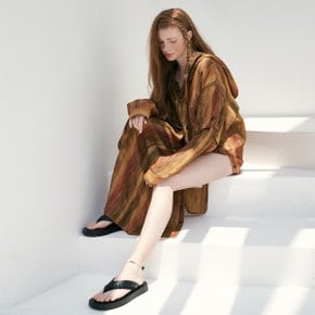 [쓱머니 적립] convert hoodie poncho brown