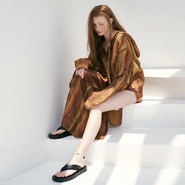 르브아시스 [쓱머니 적립] convert hoodie poncho brown
