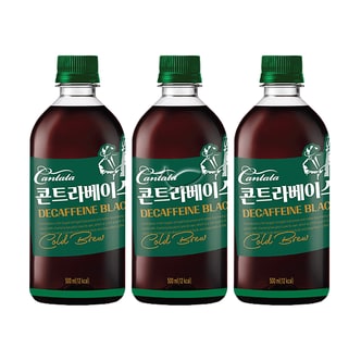  칸타타 콘트라베이스 디카페인 블랙 500ml/ 6개