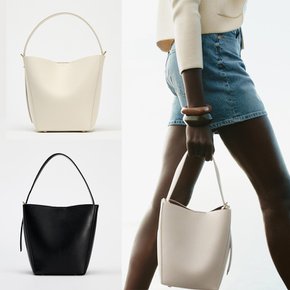 ZARA 자석 버튼 버킷백