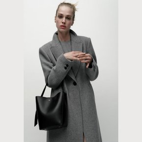 ZARA 자석 버튼 버킷백
