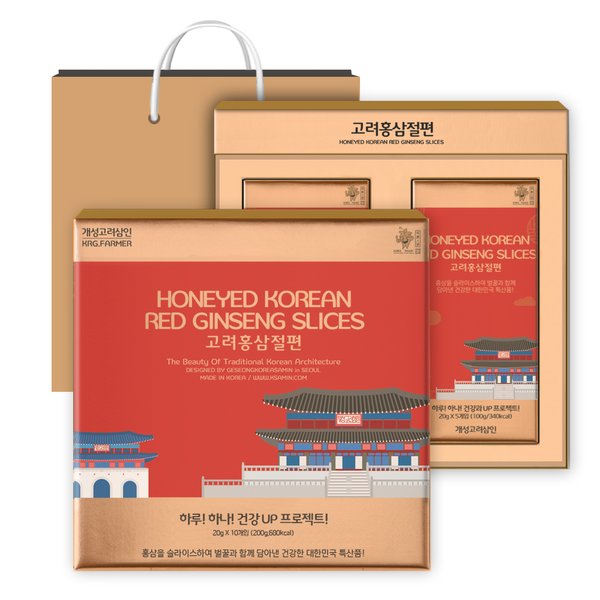 6년근 홍삼절편 200g +쇼핑백