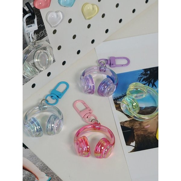 말랑말랑 완두콩 까기 심심풀이 장난감 열쇠고리 키링