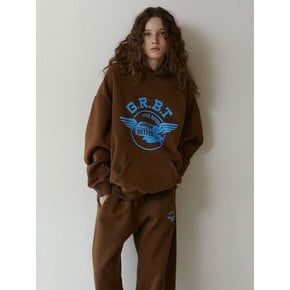 Butter Wing Fluff Hoodie (Brown)