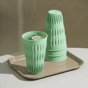 [무케] 푸들_Cactus Cup 선인장컵 캑터스컵 473ml 16oz (세이지) 카페 다회용컵 BPA FREE