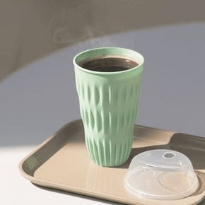 [무케] 푸들_Cactus Cup 선인장컵 캑터스컵 473ml 16oz (세이지) 카페 다회용컵 BPA FREE