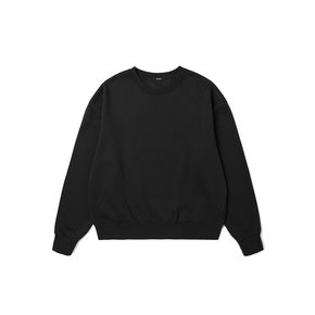 23 FW 남여공용 기획 베이직 스웨트 셔츠 (BLACK)