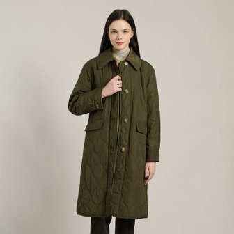 올앤썬드리 [여주점] 올앤선드리 물결퀼팅 롱패딩점퍼 A5WAR122