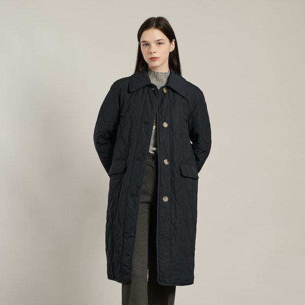 [여주점] 올앤선드리 물결퀼팅 롱패딩점퍼 A5WAR122