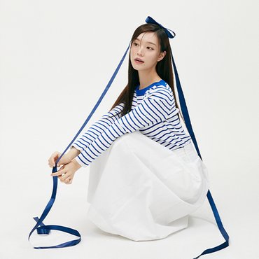 플라스틱아일랜드 [C]보트넥 스트라이프 니트 (PR2KL362)