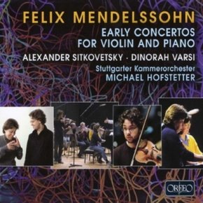 [CD] 펠릭스 멘델스존 - 바이올린과 피아노를 위한 초기 협주곡 [2 For 1]/Felix Mendelssohn - Early Concertos For Viloin And Piano [2 For 1]