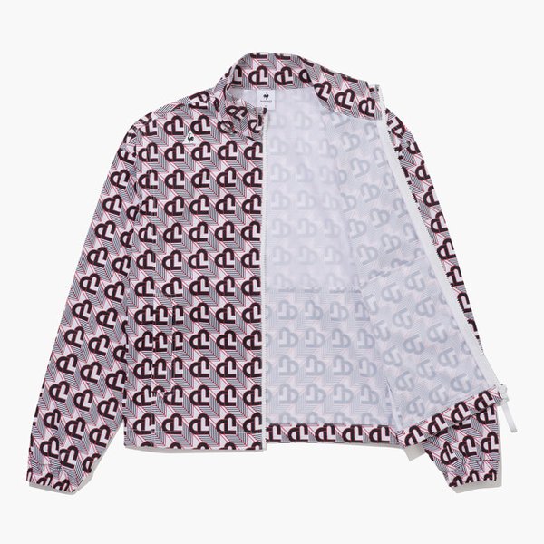 [여주점] 여성 패턴 풀집업 하이넥 우븐 점퍼 GQ122LBL22  BKRD