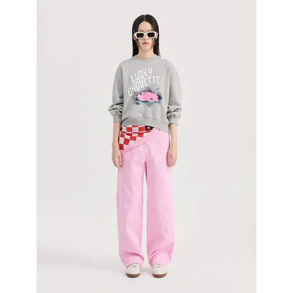 Chouette Point Swea T-shirt (melange grey)_LFTAM25205GYM