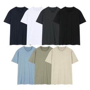 (남여공용)무지 반팔티 30수 7color 흡수성 좋고 편안한 착용감