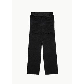 에드워드커밍 24SS PATCH WORK ELASTICATED TROUSERS IN BLACK / BLACK