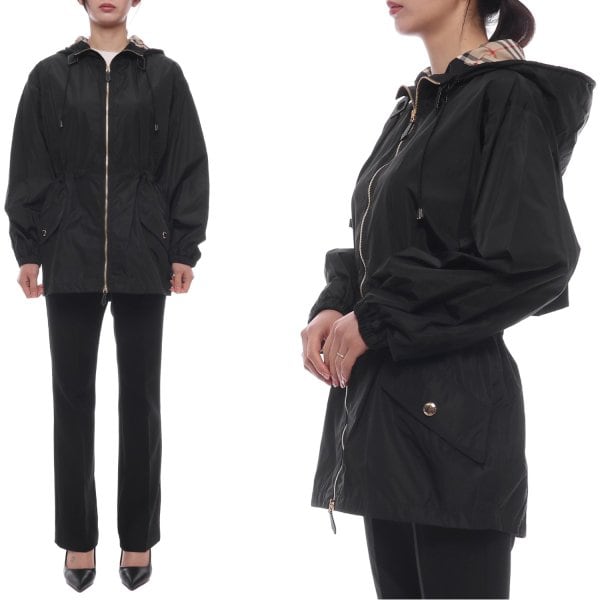 [부산점] 26SS 여성 나일론 후드 점퍼 (8113522 BLACK 26S)