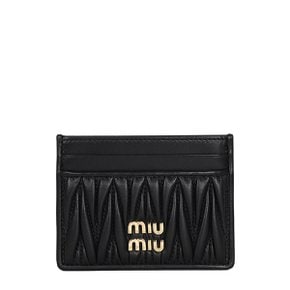 [부산점] 25SS 블랙 마테라쎄 카드지갑 5MC076 AFPP F0002