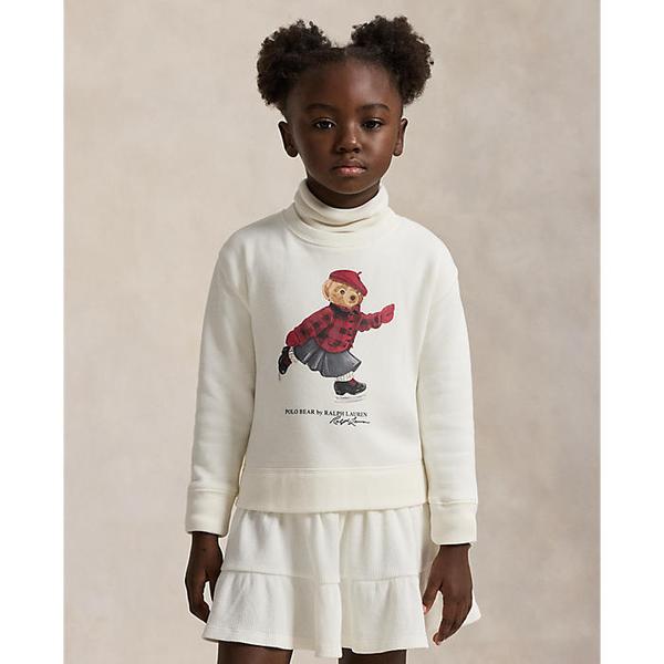 폴로 키즈 여아 2-6세 폴로 베어 플리스 드레스(CWPODRSR3D21091101)