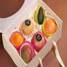 온세담 [다다팜] 제철과일 혼합과일 선물세트 2kg GIFT6호(사과/애플망고/배/오렌지/자몽/아보카도)