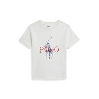 폴로 랄프 로렌 폴로 키즈 남아 2-7세 빅 포니 코튼 저지 티(CWPOTSHB8021245100)