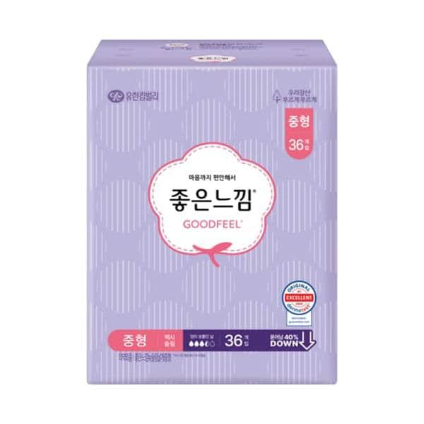 오리지널 맥시슬림 중형 생리대 36P