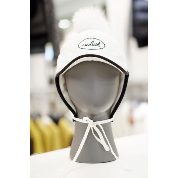 [여주점] 골프웨어 여성 골프 퀼팅 귀달이 캡 겨울 모자 POA05