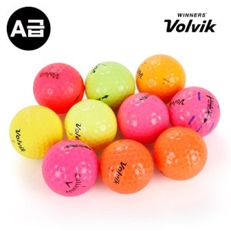 AK골프 볼빅 Volvik 칼라 로스트볼 A급 10알 1SET