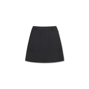 왁 골프 (WWKCA24601BKX)Women Essentail Skort