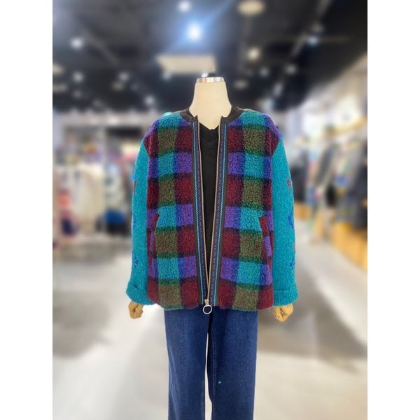 [여주점] 몬드리안 체크 점퍼 (BAJP51461)