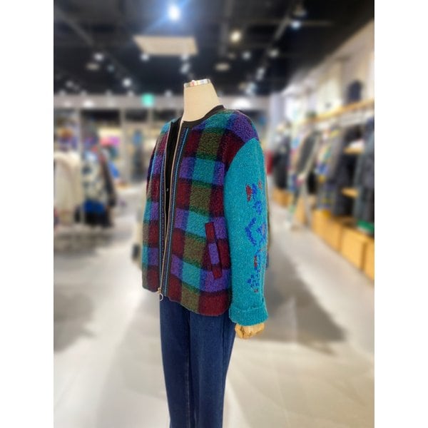 [여주점] 몬드리안 체크 점퍼 (BAJP51461)