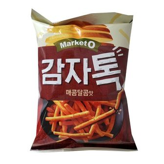  나만의 간식타임 오리온 마켓오 감자톡 매콤달콤맛 136g x