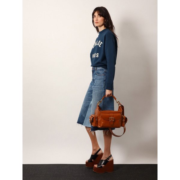 여성 숄더 백 캐리 샤이니 buffalo 레더 C24AS533N83 26M Marrone /12