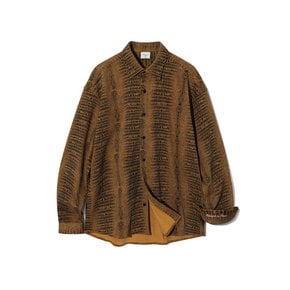 Saline Cotton Shirt S102 Cashew Brown