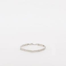 제이콥 앤 코 로고 브레이슬릿 공용 팔찌 SS23A38B SILVER