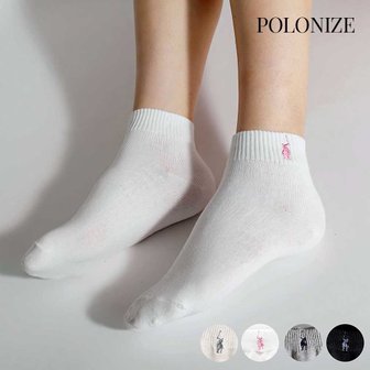 메리삭스 [폴로나이즈] 오프닝 자수 카바삭스 여성 양말 1켤레