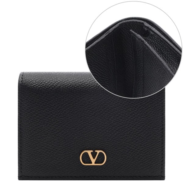 [부산점] 25FW 여성 브이로고 시그니처 반지갑 (7W2P0AJ3 SNP 0NO 25F)
