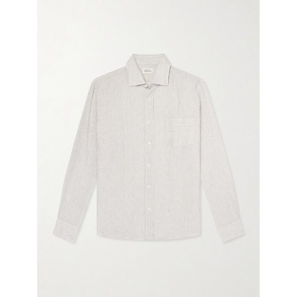 하트퍼드 폴 스트라이프 리넨 셔츠 46376663163009503