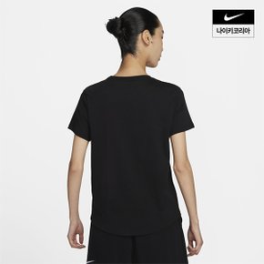 우먼스 나이키 스포츠웨어 에센셜 로고 티셔츠 NIKE DX7907-010