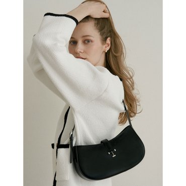 드메리엘 Tilda Hobo Bag Black