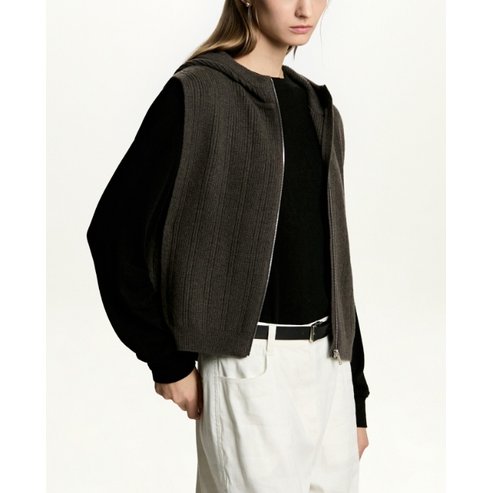 DKNY 후드 스웨터 베스트 (DW2F7KVT808L)