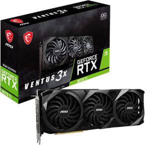 일본 MSI 그래픽카드 GeForce RTX 3070 TiVENTUS 3X 8G OC 게이밍 그래픽 카드 8GB GDDR6X 1800