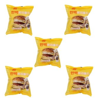  이경규 햄버거 독서실 트리플 치즈 버거 빵 한맥 5p (WA1CBD7)