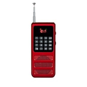 블루투스 효도라디오 HYO100 레드 휴대용 MP3 스피커