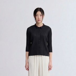 스탠 카라 폴딩 버튼 가디건 (OPCDM026002BKF)